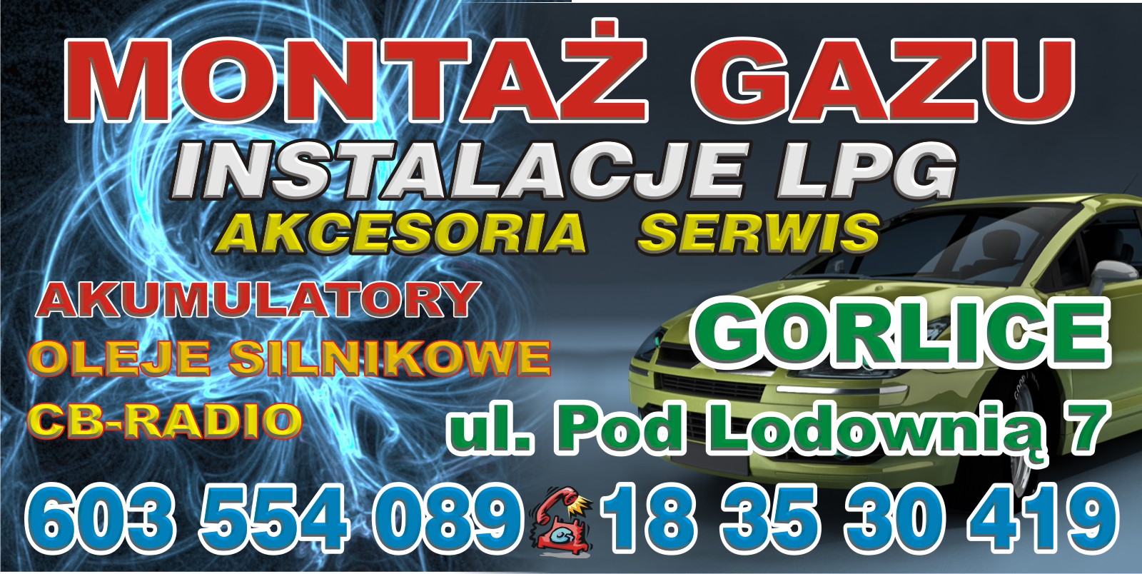 Samochodowe instalacje gazowe Gorlice, Tarnów, Myślenice , Mielec, Instalacje Gazowe LPG,montaż i